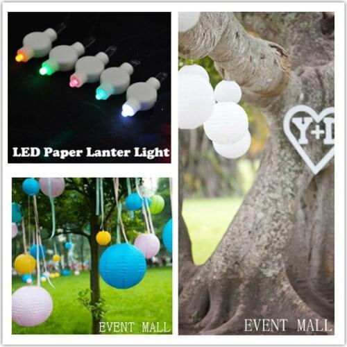 2016 Rushed Decoration Wedding Invitations free Shipping 100pcs/lot Mini Led Floralytes Light for Paper Lanterns Wedding Decor