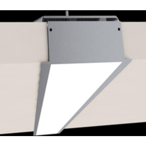 Free Shipping 50M/LOT 2M/PCS LED Aluminium profile for led strip led bar 6063 LED aluminium for ceiling channel profile