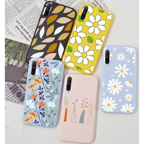 Dasiy Leaf Case For Huawei Honor 9A 9C 9S 9X Pro Y9S Y8P Y7P Y5P Y7A P Smart S Case Silicone TPU Protective Cover For Huawei Y7A