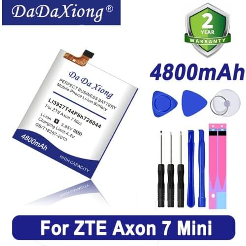 Da Da Xiong Original 4400mAh Li3927T44P8h726044 Battery for ZTE Axon 7 Mini 5.2inch Cell Phone Battery