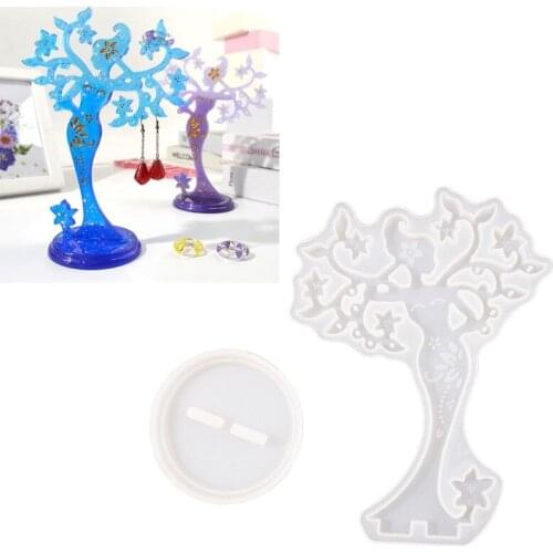 Jewelry Holder Silicone Molds DIY Mould Craft Making Tools Table Decorations Suitable for storage Necklace Earring