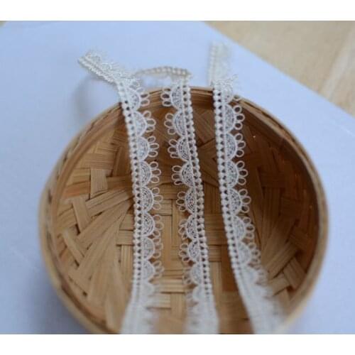 2 Yards Lace Trim Ribbon Colorful Flowers Embroidered Net Tape Ribbon Fabric Home Decoration Hair Accessory 25mm Width