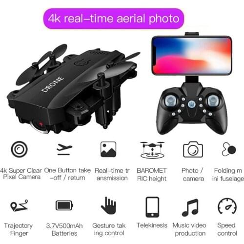 Mini RC Drone Toys S20 GPS Dron 4K HD Camera WiFi FPV Aerial Photography Quadcopter 50x Zoom Lens RC Helicopter Toy for Boy Gift
