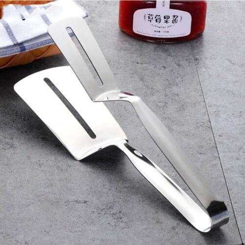 Multifunctional Stainless Steel Barbecue Clip BBQ Tongs Fried Steak Pie Pizza Bread Meat Clamp Cooking Tools
