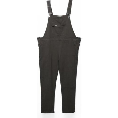 Fashion Maternity Bib Jeans Jumpsuits Clothes for Pregnant Women Wear Autumn Cotton Denim Pregnancy Overalls Pants