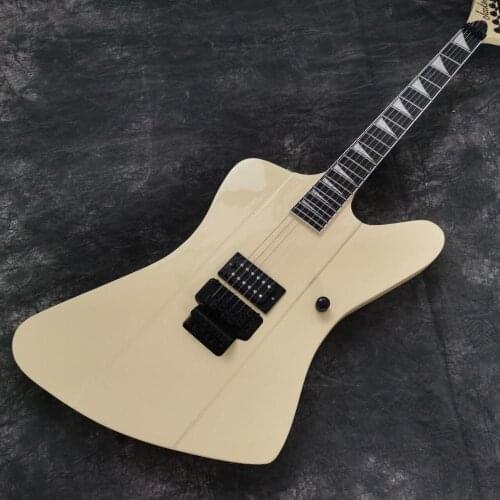 New arrival electric guitar in cream color with one pickup and ebony fingerboard , all colors are available, fast shipping