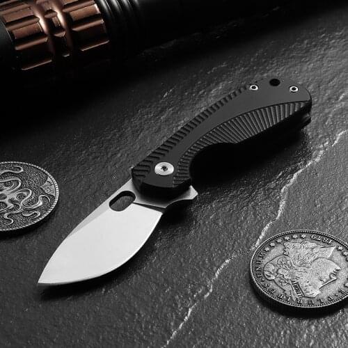 New Arrival Folding Knife M390 Blade Steel G10 Hndle Pocket Camping Hunting Tactical Survival Knives EDC Key Chain