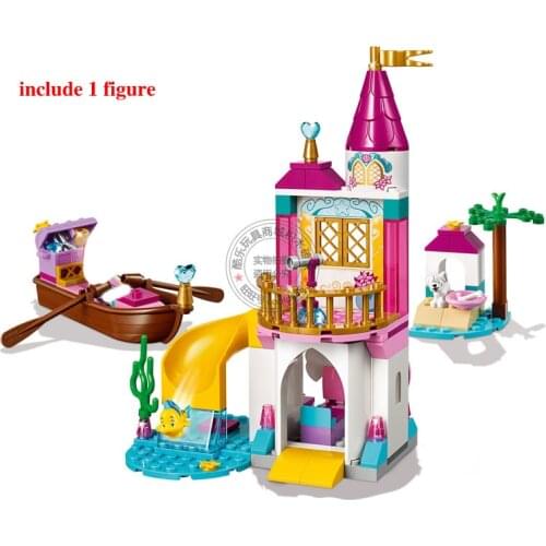 Princess Seaside Castle Series Girls Building Brick Block Toys Same as 4116 DIY Toys Girls Birthday Xmas Gift