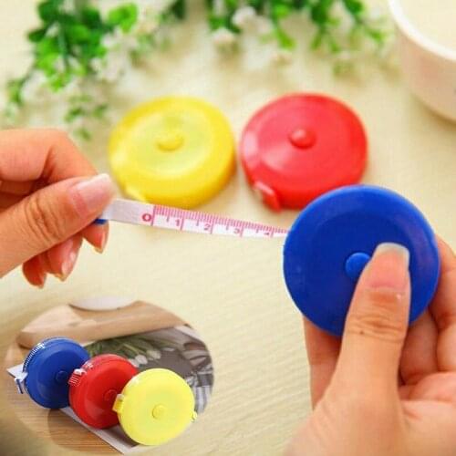 Sewing Tailor Body Measuring Measure 1.5m 5ft 60 Soft Tape Retractable mini