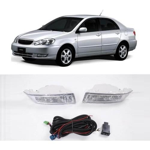 Fog Light Fog Lamp For Toyota Corolla 2000-2003 Car Halogen Headlight Foglights With Cover Wire Harness Switch Auto Driving Lamp