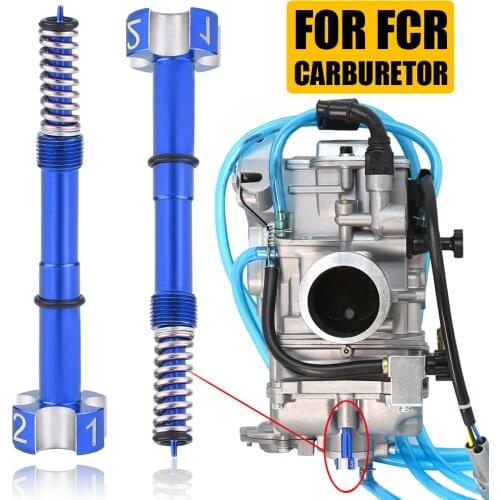 Adjustable Fuel Mixture Screw CNC Aluminum Alloy Air Fuel Mixture Screw For Motorcycle ATV Dirt Bikes For Keihin FCR Carburetor