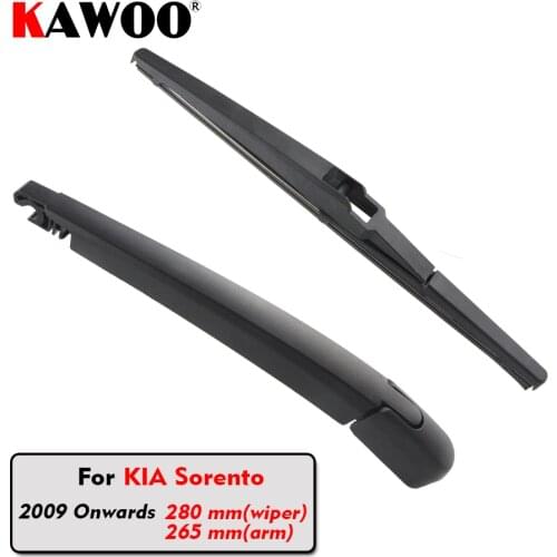 KAWOO Car Rear Wiper Blade Blades Back Window Wipers Arm For KIA Sorento Hatchback (2009 Onwards) 280mm Auto Windscreen Blade
