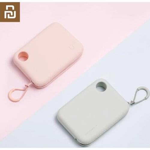 Jordan Judy Silicone Portable Zippered Storage Pouch Bag Handbag Wallet Lightweight w/ Hand Strap