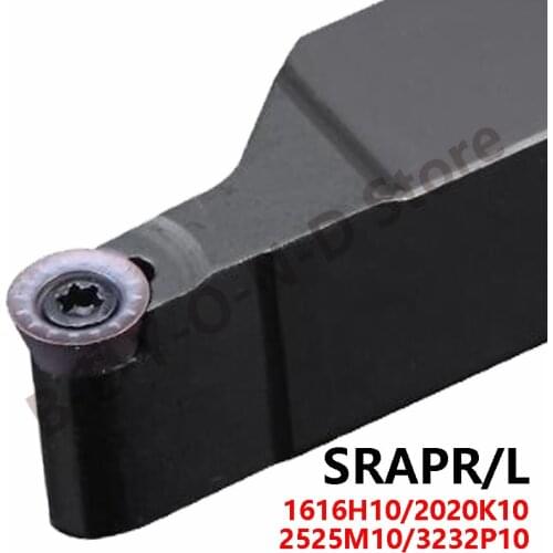 BEYOND SRAPR1616H10 SRAPR2020K10 SRAPR2525M10 SRAPL3232P10 SRAPR SRAPL 2525 Turning Lathe Tool Holder use RPMT10 Carbide Inserts