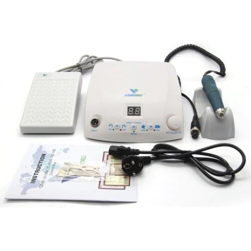 DHL Free shipping 50,000 rpm dental lab micromotor brushless jewelry speed by foot pedal dental laboratory with handpiece for na