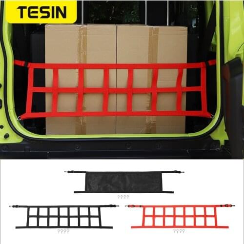 TESIN Car Cover for Suzuki Jimny 2019+ Car Trunk Cargo Net Cover Storage Bag Accessories for Suzuki Jimny 2019 2020 2021