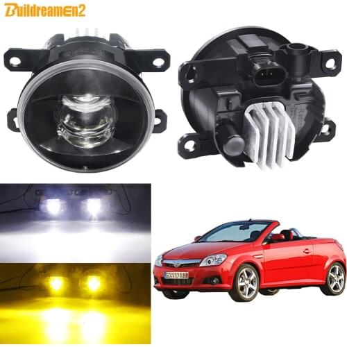 Fog Light Assembly Car Front Bumper LED Fog Lamp Daytime Running Light H11 12V For Opel Tigra TwinTop Convertible 2004 2005 2006