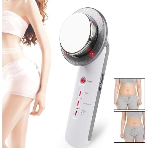 Ultrasound Cavitation Body Slimming Machine Weight Loss Anti Cellulite Fat Burn Lipo Gel EMS Galvanic Infrared Wave Therapy