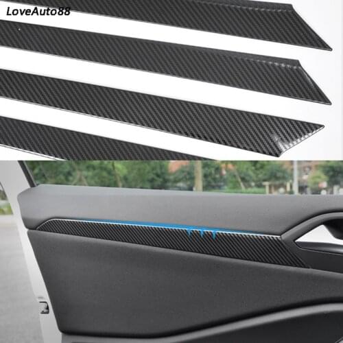 Stainless Steel Inner Door Handle Frame Trim Strip Doorknob Decorative Sequin For Volkswagen VW Jetta MK7 2019 2020 2021