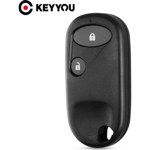 KEYYOU Hot Sale 10X Replacement Remote Key Fob Case Shell 2 Buttons for Honda Civic CRV Accord Jazz