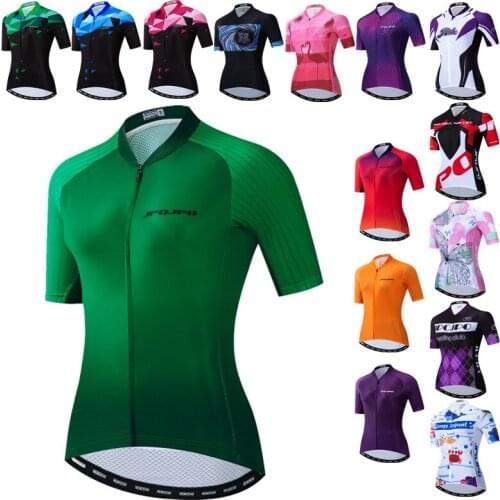 Weimostar Green Cycling Jersey Women Summer Team Cycling Clothing Ladies Bicycle Shirt Short Sleeve MTB Bike Jersey Tops Maillot
