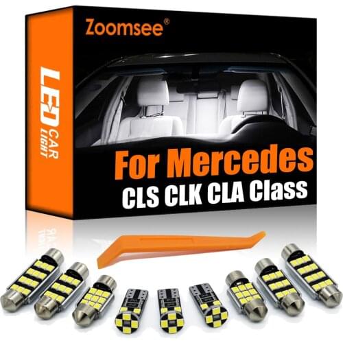 Zoomsee For Mercedes Benz MB CLS CLK CLA Class W218 W219 W208 C208 W209 C209 A209 C117 Canbus Car LED Interior Indoor Light Kit