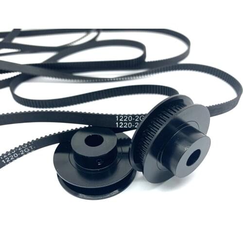 2Pcs 2GT 50 Teeth Bore 8mm Timing Pulley And GT2 1220mm Length Width 6mm Belts For 3D Printer Parts Synchronous Wheels Kits