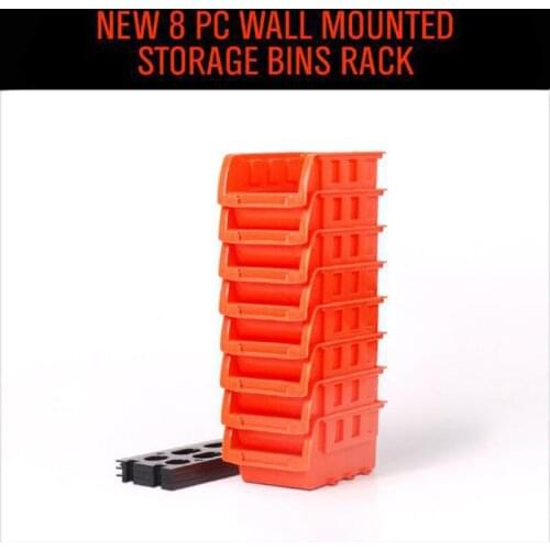 ABS Awall-mounted storage box hardware screw tool organize box parts garage unit shelves components box