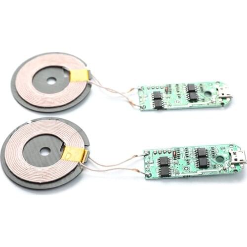 DC 5V Fast Wireless Charger Transmitter Module PCBA Circuit Board With Coil