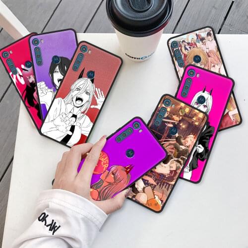 Case for Motorola Moto G9 Play G8 Power Lite One Fusion Plus G30 G Stylus Soft Phone Coque E6s Edge Funda Anime Chainsaw Man