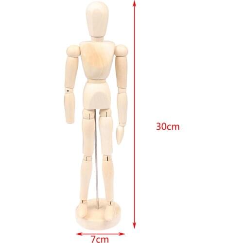 Wooden Joint Model Sketch Model Bauble Human Artist Wooden Manikin Drawing Mannequin Model