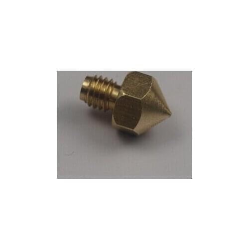 3 D printer parts Ultimaker 3MM filament 0.4mm brass extruder nozzle Print head with M6 Thread