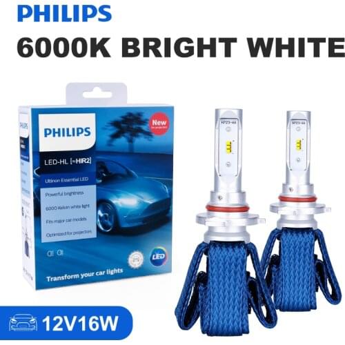 H11 LED H7 H4 9012 H1R2 Philips LED Ultinon Essential Car Auto Bulb 6000K White luces led Headlight 9005 9006 HB3 HB4 Fog Lights