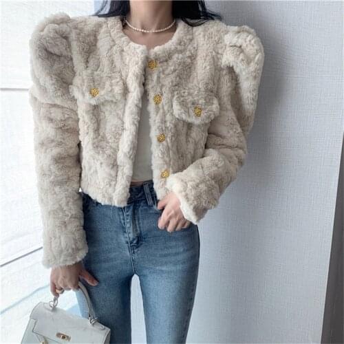 HziriP Fashionable Fur Coats