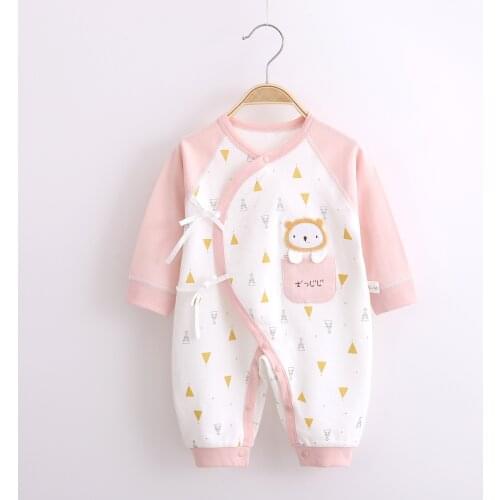 2021 Newborn baby jumpsuit crawl cotton comfort men and women the same