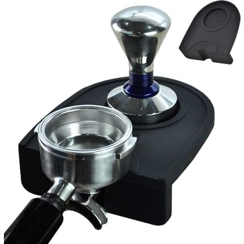Espresso Coffee tamper mat Silicon rubber corner mat(no coffee stamper Slip-Resistant Pad Tool