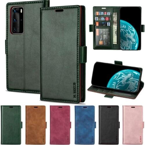 Leather New Fashion Case For Huawei P20 P30 P40 Lite P Smate 2021 Mate 30 Mate 40 Pro Y7A Nove3E Nove4E Honor 8A 9C Wallet Case