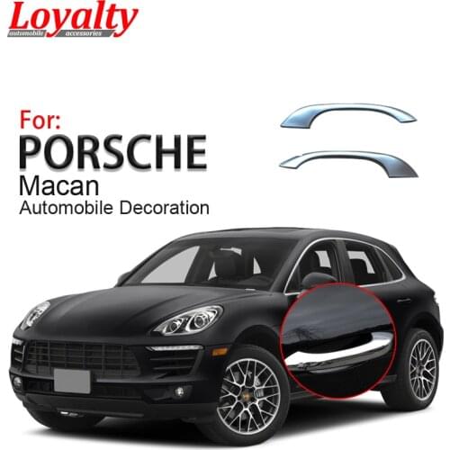 Loyalty for Porsche Macan 2014 2015 2016 2017 Door Handle Catch Cover Cap Trim ABS Chrome Molding Car Styling Accessories
