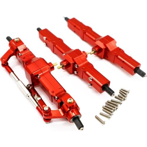 Metal Front / Rear Bridge Axle Gear Box for WPL C14 C24 B14 B24 B16 B36 1/16 RC Car Truck Rock Crawler Trucks RC Car Parts