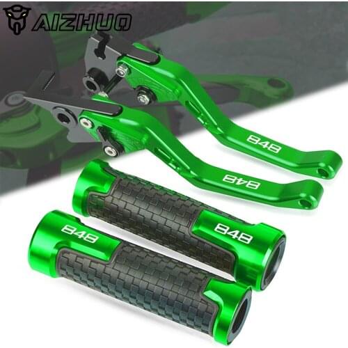 Motorcycle CNC Aluminum Brake Clutch Levers Handlebar Handle Hand Grips Accessories FOR DUCATI 848 EVO 2007-2013 2012 2011 2010