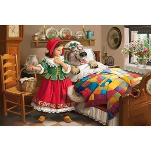 Santa Claus Girl Flower Embroidery Kit Craft Needlework Set Canvas Printed Cotton Thread Christmas Gift Home Decor Hot Sell