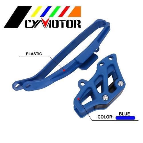 Motorcycle Blue Plastic Chain Guard Guide Swingarm Chain Slider For Yamaha WR 250F 450F YZ 250F 250FX YZ 450F 450FX 2009-2017
