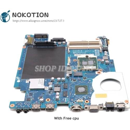 NOKOTION For Samsung R440 Laptop Motherboard HM55 HD 4500 DDR3 Free cpu BA41-01270A BA92-06504B BA92-06504A BA41-01269A