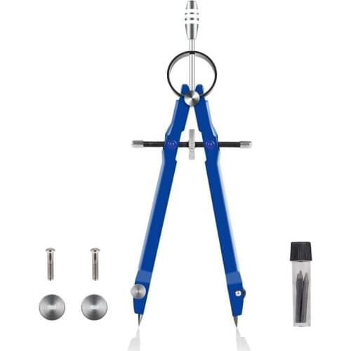 New-Professional Compass, Compass Geometry Set with Lock, Math and Precision Compass, Metal and Durable for Solid and Plane Prec