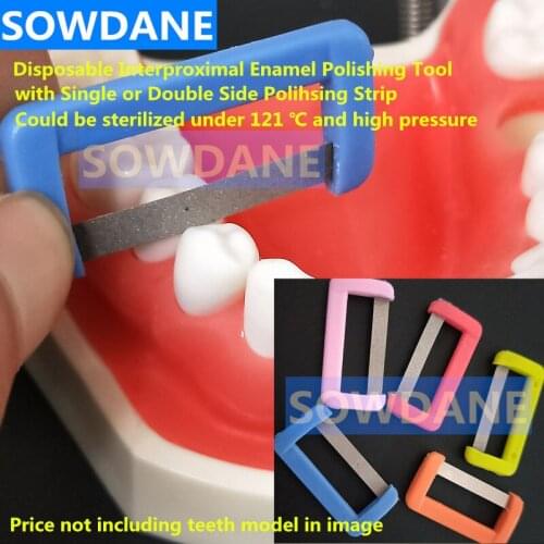 Disposable Dental Orthodontic Interproximal Enamel Polish Tool Teeth Enamel Reduction Polishing Tool Teeth Whitening Hand Use