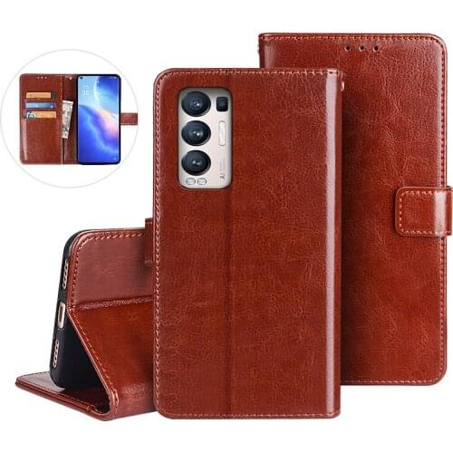 Oppo Reno5 Pro Plus 5G Case 6.55 inch Leather Case On For Coque Oppo Reno 5 Pro+ 5G Magnetic Flip Wallet Cover Phone Case Fundas