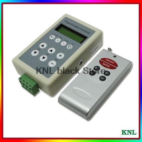 Programmable RGB Led Controller Wireless RF Remote Control RGB Controller Memory Function DC 12V-24V for Led Strip DIY Lighting