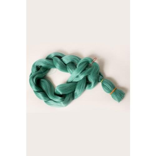 PRODİVA SYNTHETIC ÖRGÜLÜK HAIR, AFRICA PIGTAIL, RASTA, GREEN, BD