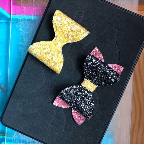 Bow cutting die SMR-BOW0005 for DIY hair bow shapes