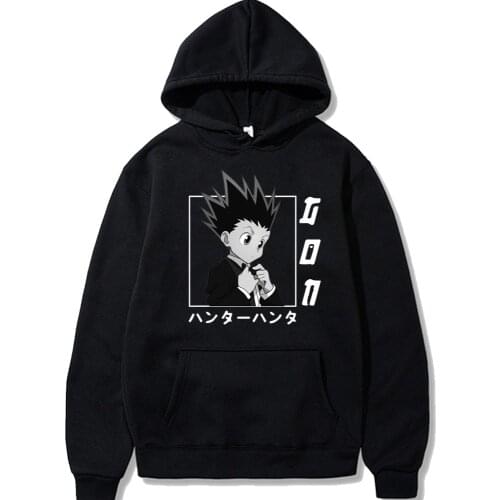 Hunter X Hunter GON Hoodie Japanese Anime Long Sleeves Loose With Pockets Unisex Clothes
